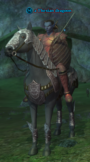 A Thexian dragoon (Lesser Faydark) (solo)