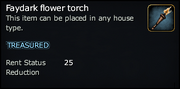 Faydark flower torch