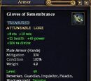 Gloves of Remembrance