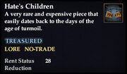 Hate's Children