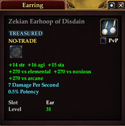 Zekian Earhoop of Disdain