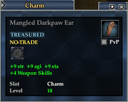 Mangled Darkpaw Ear