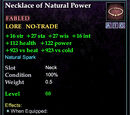 Necklace of Natural Power