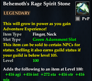 Behemoth's Rage Spirit Stone