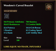 Woodone's Carved Bracelet