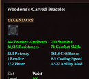 Woodone's Carved Bracelet