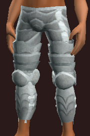 Gallant Dragoon's Legplates (Equipped)