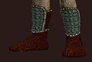 Wanderer's Slippers of the Knight (Equipped)