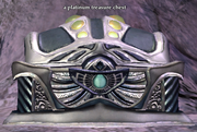 A platinum treasure chest