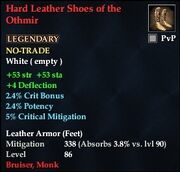 Hard Leather Shoes of the Othmir