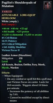 Pugilist's Shoulderpads of Mutation