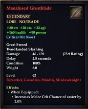 Manafused Greatblade