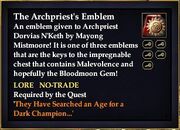 The Archpriest's Emblem