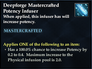 Deepforge Mastercrafted Potency Infuser