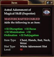Astral Adornment of Magical Skill (Superior)