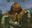 An enraged strawwalker