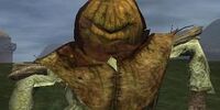 An enraged strawwalker