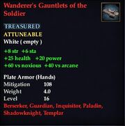 Wanderer's Gauntlets of the Soldier