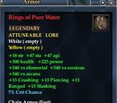 Rings of Pure Water