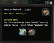 Veteran Reward - 11 year