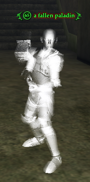 A fallen paladin