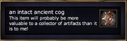An intact ancient cog