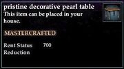 Decorative Pearl Table