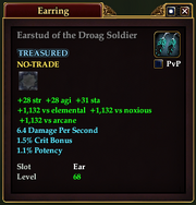 Earstud of the Droag Soldier