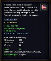 Vambraces of the Swamp