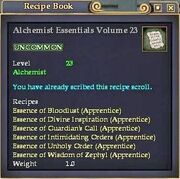 Alchemist Essentials Volume 23