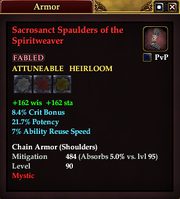 Sacrosanct Spaulders of the Spiritweaver