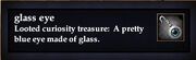 Glass eye