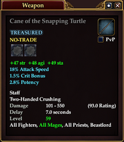 Cane of the Snapping Turtle