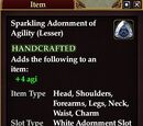 Sparkling Adornment of Agility (Lesser)