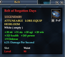 Belt of Forgotten Days