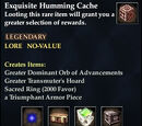 Exquisite Humming Cache (Ring War)