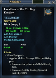 Lavalliere of the Circling Destiny