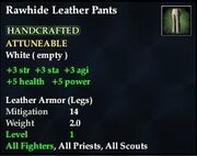 Rawhide Leather Pants