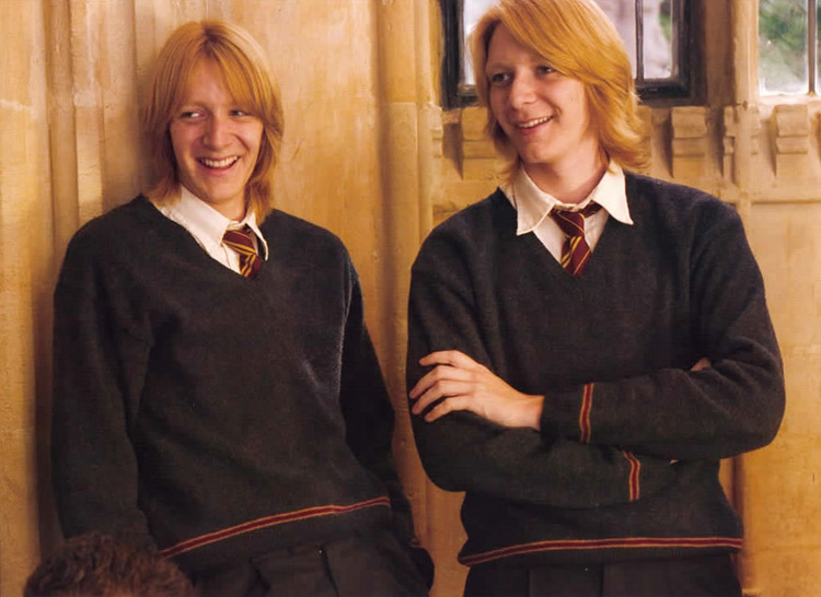 Resultado de imagen de fred y george weasley