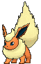 Imagen de Flareon en Pokémon X, Pokémon Y, Pokémon Rubí Omega, Pokémon Zafiro Alfa, Pokémon Sol y Pokémon Luna
