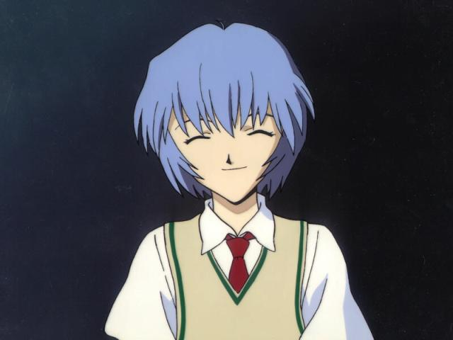 ayanami rei smile