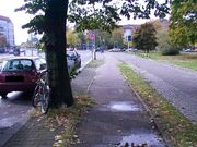 Anderer Radweg in Berlin - Luxemburger Straße