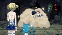 Natsu and Gray arguing