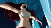 Erza defends Natsu from Jellal