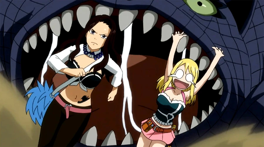 Image Cana Lucy Second Trial.jpg Fairy Tail Wiki Fandom powered