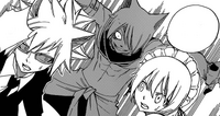 Jackal aparece detras de Loke y Virgo