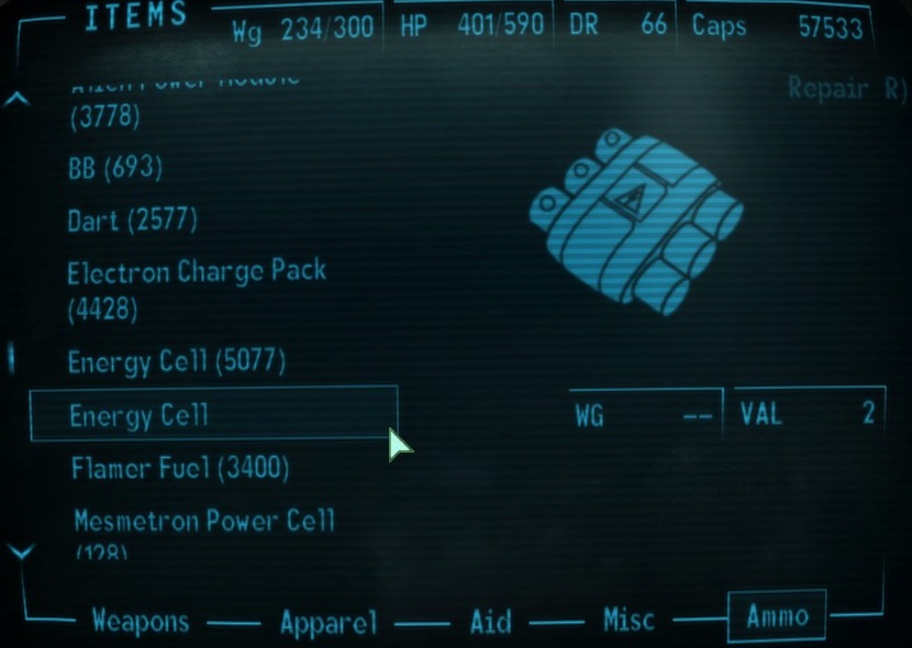 energy cell fallout 4