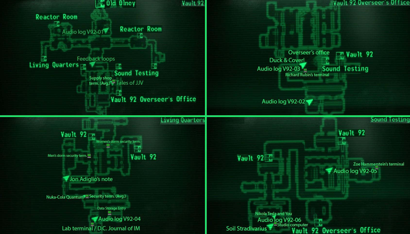 Image - Vault 92 loc map.png | Fallout Wiki | Fandom powered by Wikia