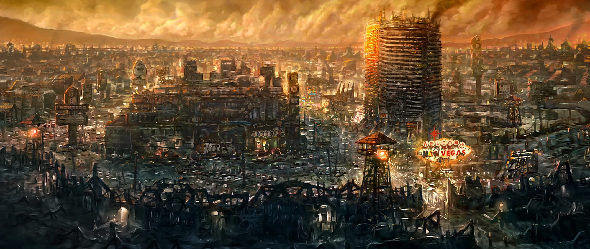 Image FNV concept art Vegas Skyline.jpg Fallout Wiki FANDOM