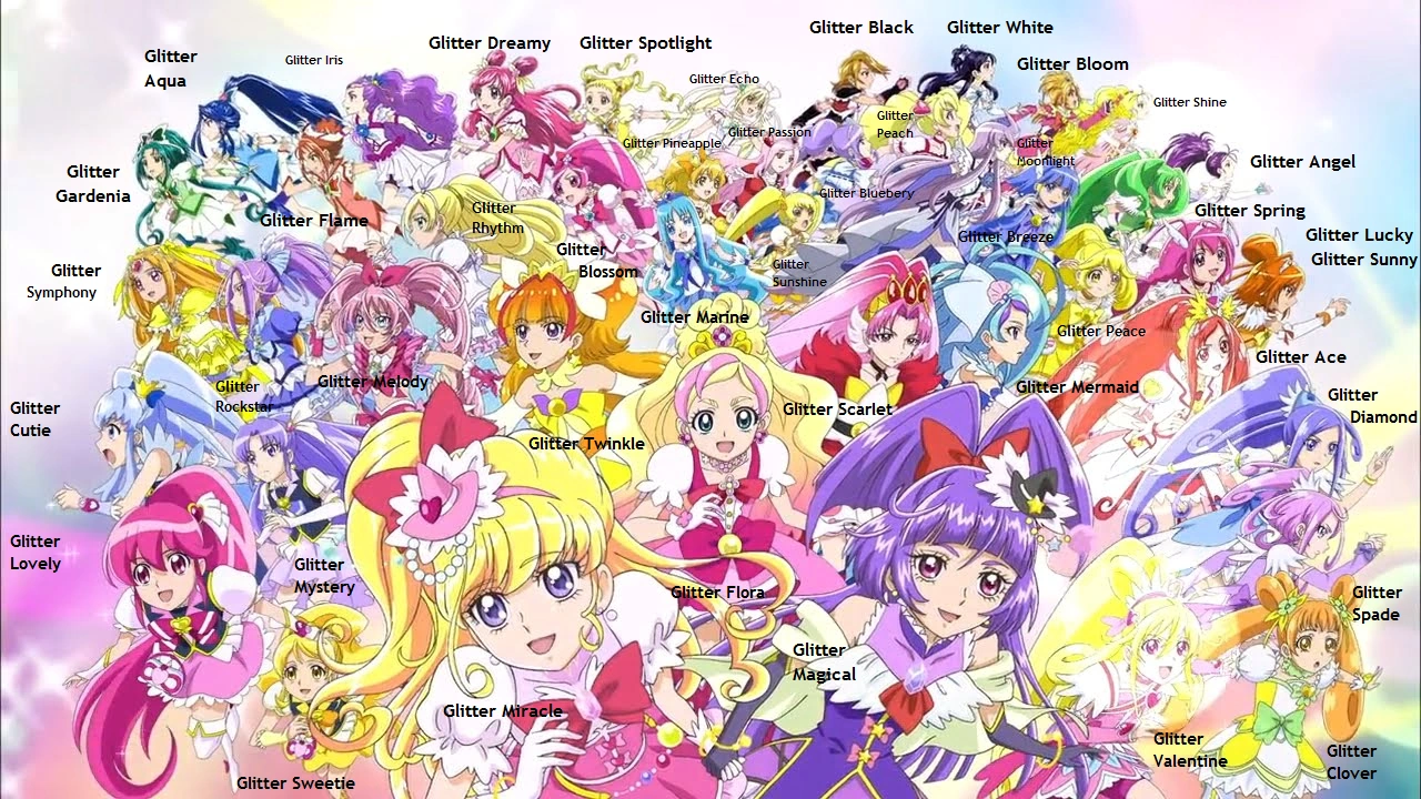 Image All Glitter Force girls' names ALL SEASONS.png Fandom of